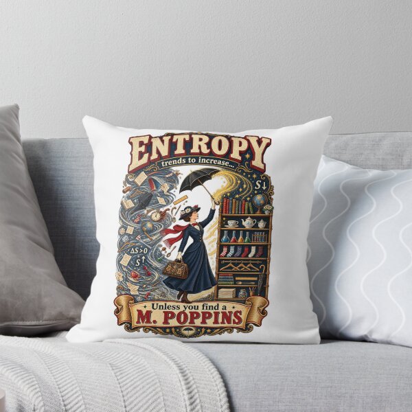 Item preview, Entropy Trends to Increase – Vintage Science Chaos to Order designed and sold by ChicClicker.