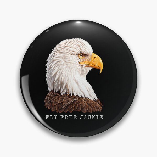 Item preview, Fly Free Jackie Big Bear Bald Eagle Tribute designed and sold by MOHAMED AKKAR.