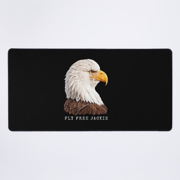 Item preview, Fly Free Jackie Big Bear Bald Eagle Tribute designed and sold by MOHAMED AKKAR.