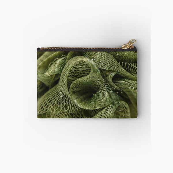 Item preview, Fresh Water Droplets on Olive Mesh designed and sold by MariaAbaza.