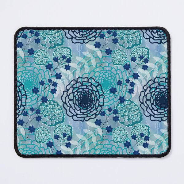 Item preview, Pod Flowers in blue designed and sold by EmbellishEmy.