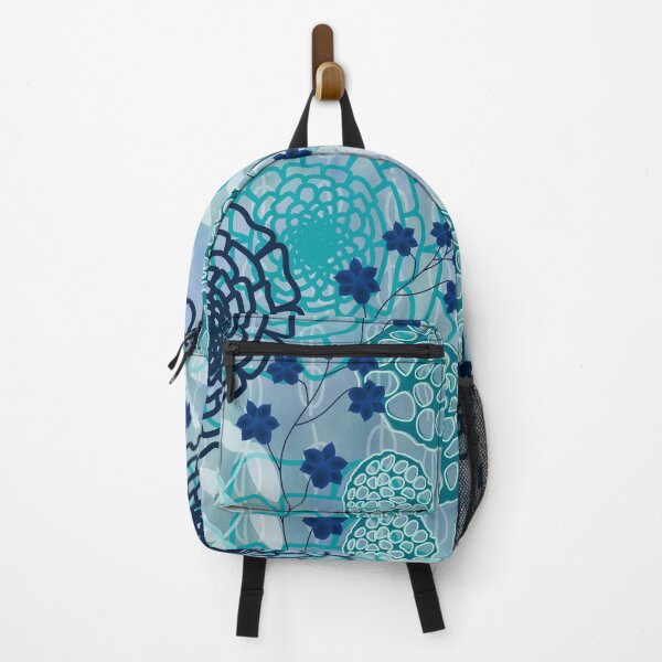 Item preview, Pod Flowers in blue designed and sold by EmbellishEmy.