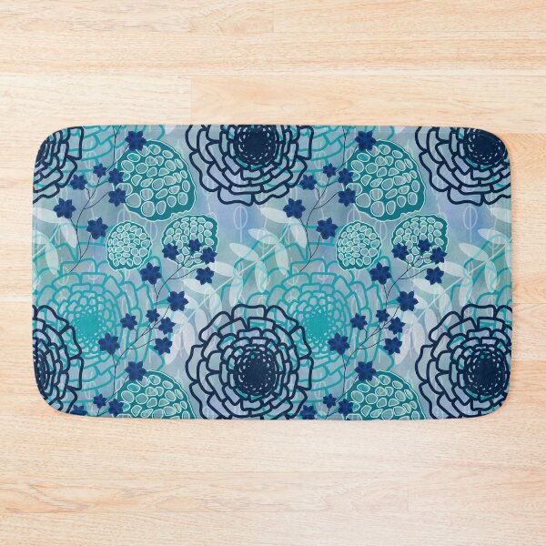 Item preview, Pod Flowers in blue designed and sold by EmbellishEmy.