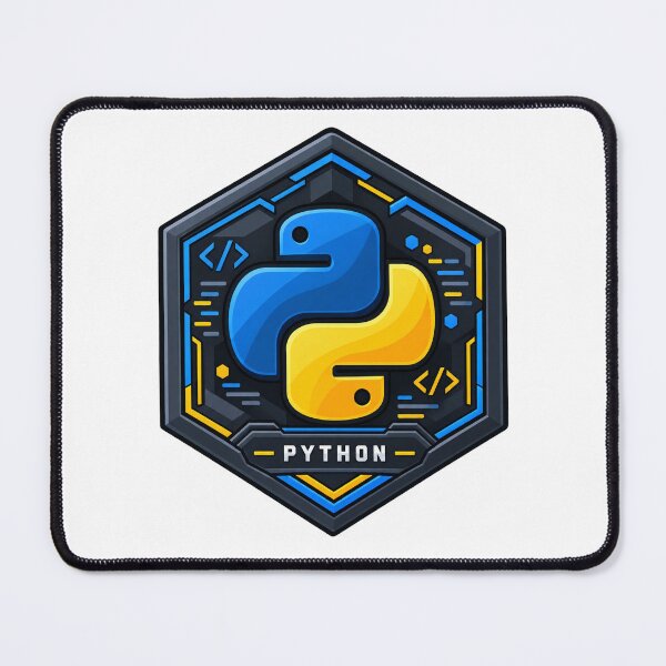 Item preview, Python Programming Emblem - Tech Hexagon Code Sticker designed and sold by MARQUES DESIGN ART .