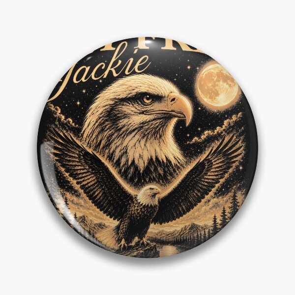 Item preview, Fly Free Jackie Big Bear Eagle Memorial designed and sold by HaytamShop.