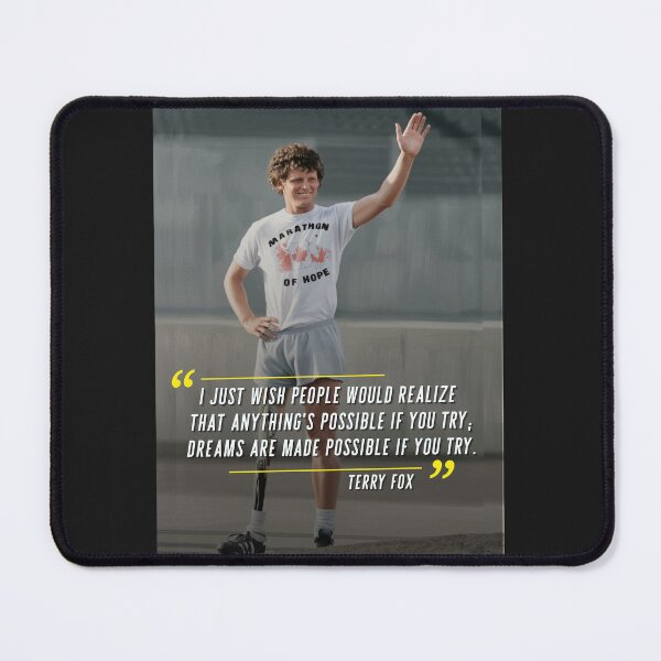 Item preview, Terry Fox Quote Painted HD Art designed and sold by DiverseDazzle.