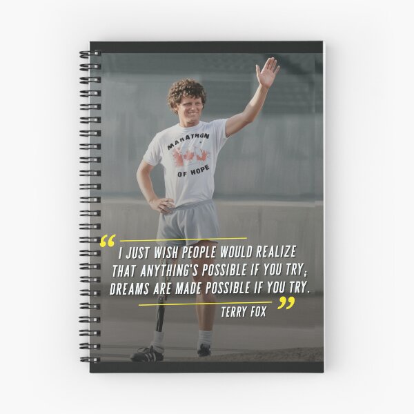 Item preview, Terry Fox Quote Painted HD Art designed and sold by DiverseDazzle.
