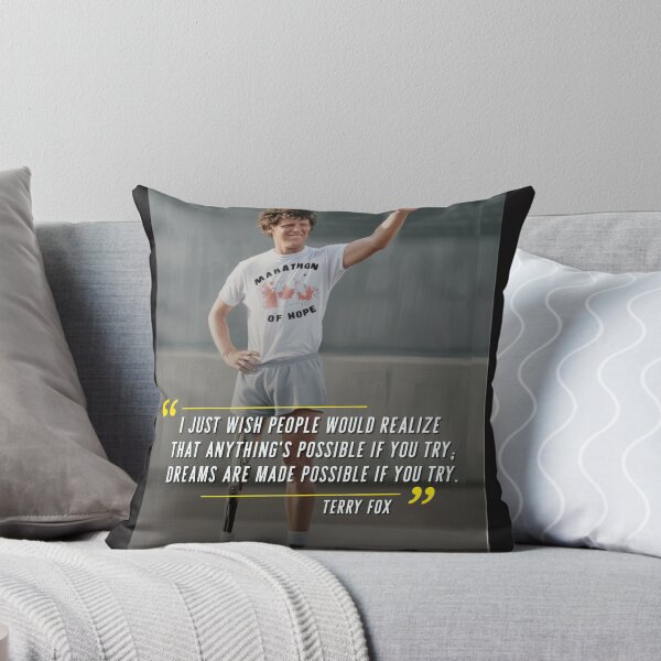 Item preview, Terry Fox Quote Painted HD Art designed and sold by DiverseDazzle.