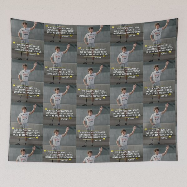Item preview, Terry Fox Quote Painted HD Art designed and sold by DiverseDazzle.