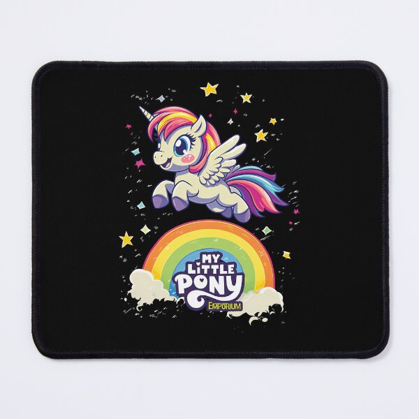 Item preview, Winged Unicorn Flying Over A Colorful Rainbow And Starry Sky designed and sold by Amy-Oh.