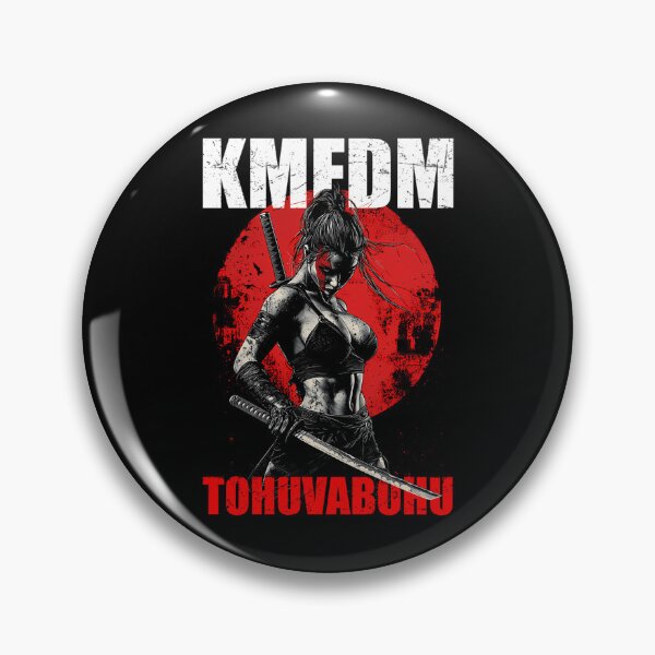 Item preview, KMFDM Tohuvabohu Red Sun Samurai Girl designed and sold by Visar Mehmeti.