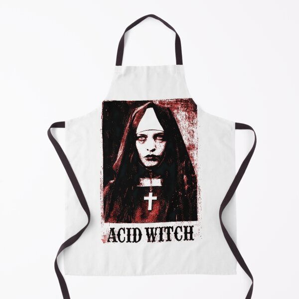 Item preview, Nun Portrait In Deep Red Monochrome With Cross Necklace designed and sold by Amy-Oh.