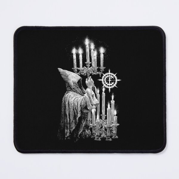 Item preview, Hooded Figure Holding A Large Lit Candelabra designed and sold by Amy-Oh.