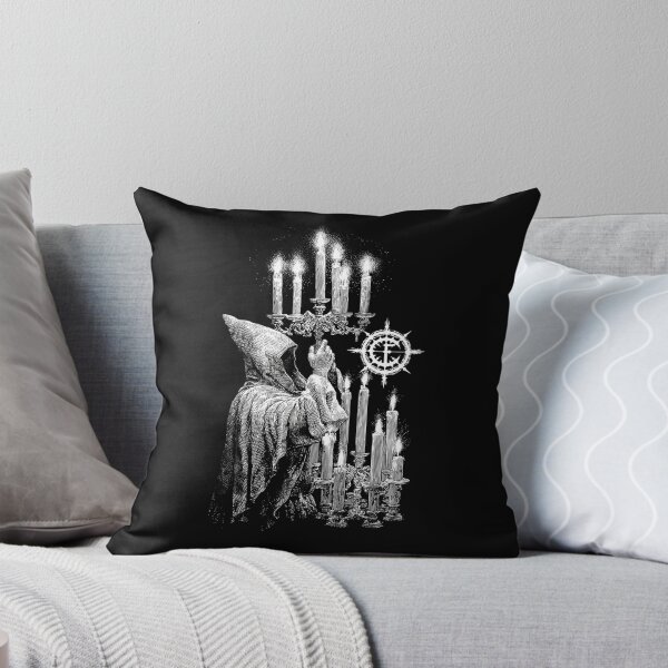 Item preview, Hooded Figure Holding A Large Lit Candelabra designed and sold by Amy-Oh.