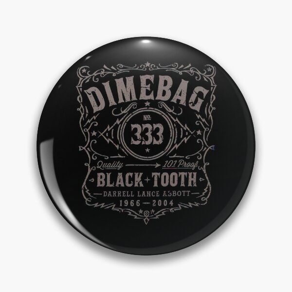 Item preview, Dimebag Darrell Black Tooth 333 Whiskey Label designed and sold by Visar Mehmeti.