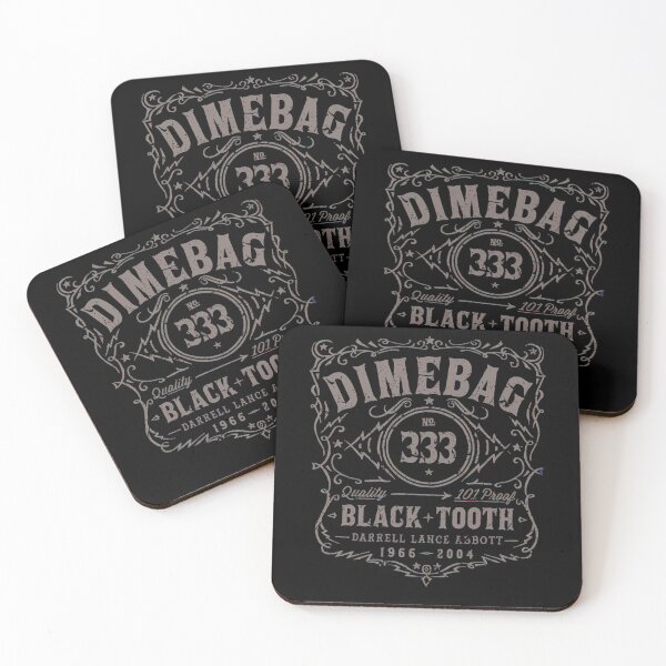 Item preview, Dimebag Darrell Black Tooth 333 Whiskey Label designed and sold by Visar Mehmeti.