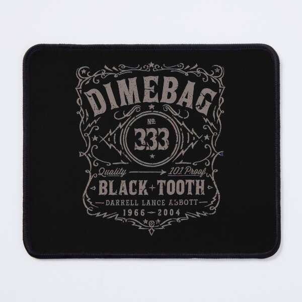 Item preview, Dimebag Darrell Black Tooth 333 Whiskey Label designed and sold by Visar Mehmeti.