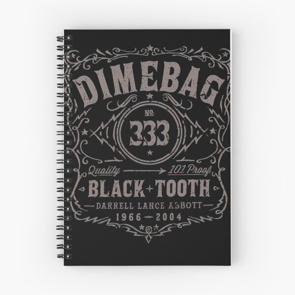 Item preview, Dimebag Darrell Black Tooth 333 Whiskey Label designed and sold by Visar Mehmeti.