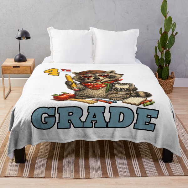 Item preview, Funny Fourth Grade Feral Raccoon Back to School designed and sold by SON SON.