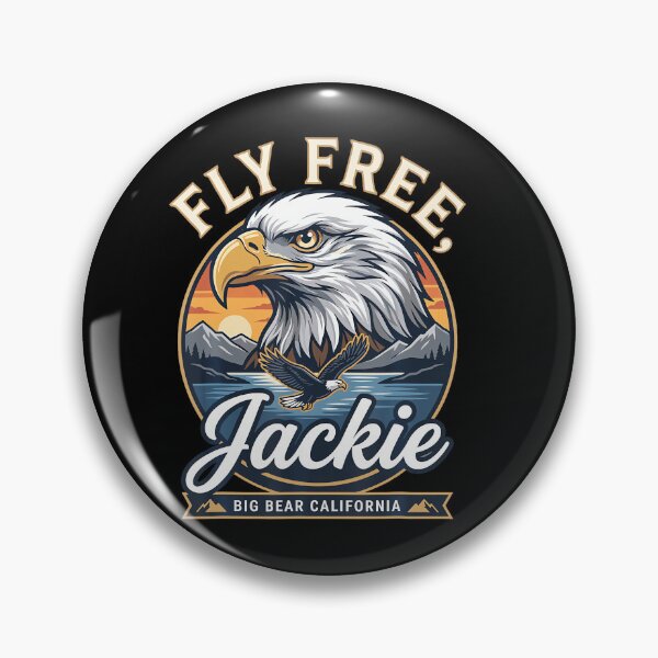 Item preview, Fly Free Jackie Bald Eagle Memorial Tribute designed and sold by DavidThe1.