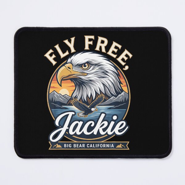 Item preview, Fly Free Jackie Bald Eagle Memorial Tribute designed and sold by DavidThe1.