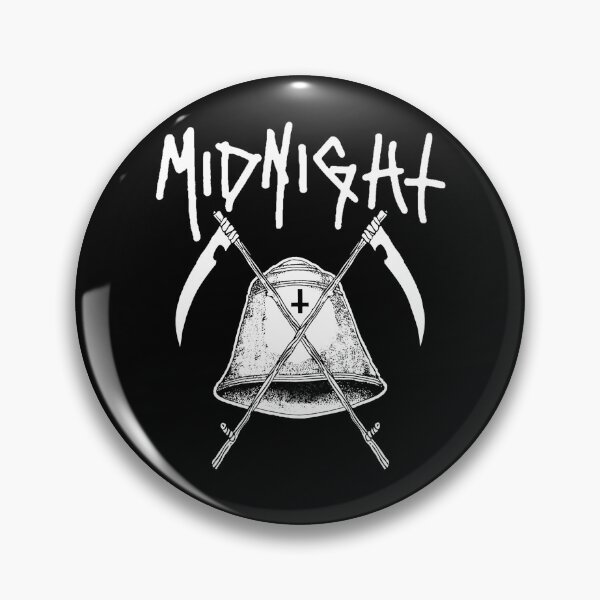 Item preview, Large Bell With Inverted Cross In Center Under Crossed Scythes designed and sold by anxious_doodles.