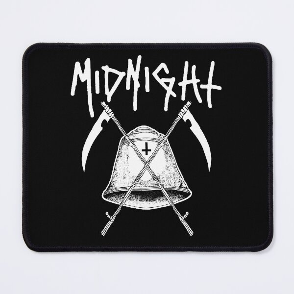 Item preview, Large Bell With Inverted Cross In Center Under Crossed Scythes designed and sold by anxious_doodles.