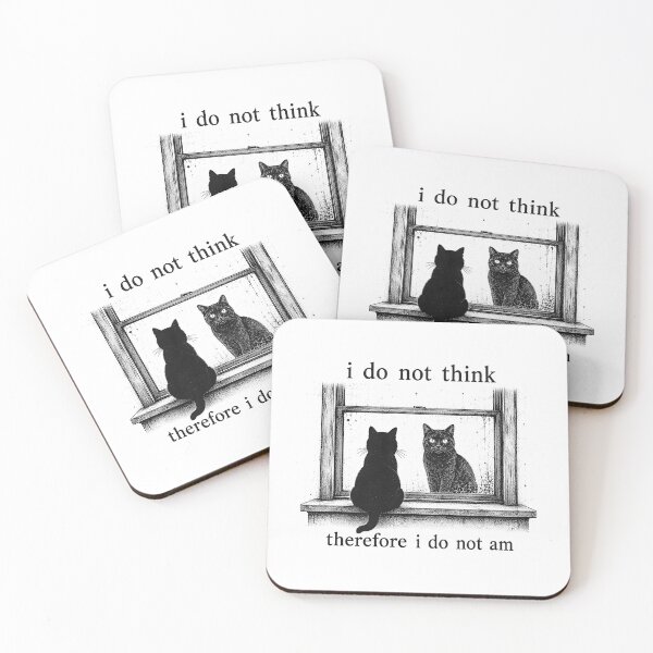 Item preview, I do not think therefore I do not am designed and sold by a-turner-paint.
