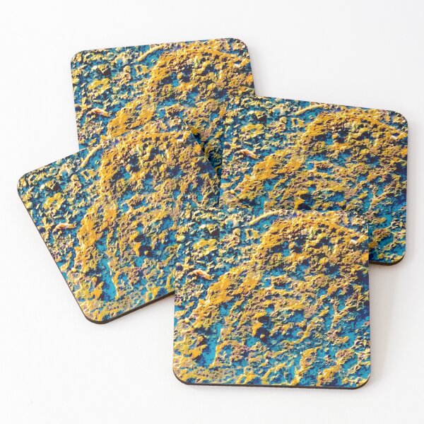 Item preview, Organic Blue and Yellow Neon Color Exlosion designed and sold by meganlaub1.