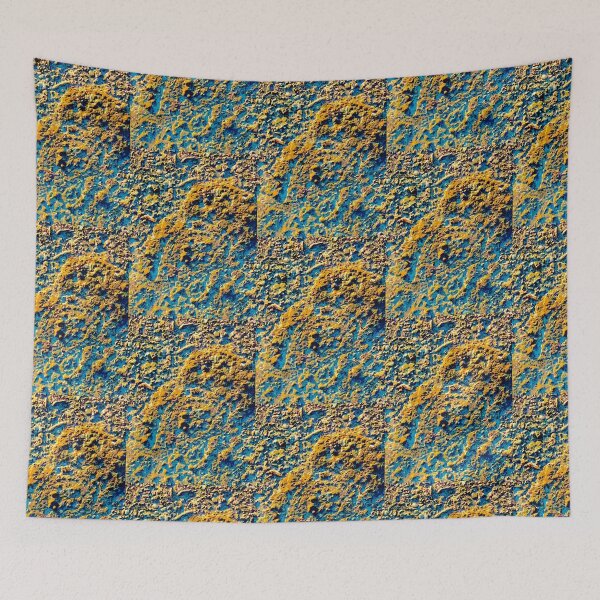 Item preview, Organic Blue and Yellow Neon Color Exlosion designed and sold by meganlaub1.