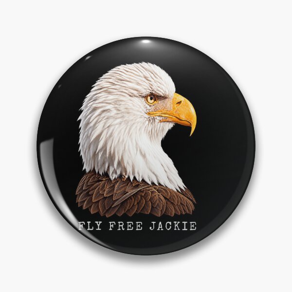 Item preview, Fly Free Jackie Bald Eagle Memorial Tribute designed and sold by DavidThe1.