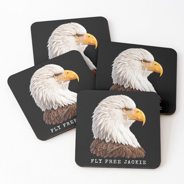 Item preview, Fly Free Jackie Bald Eagle Memorial Tribute designed and sold by DavidThe1.