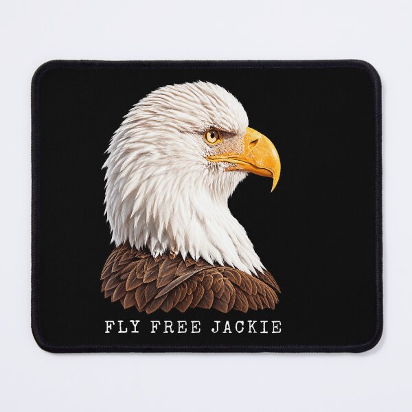Item preview, Fly Free Jackie Bald Eagle Memorial Tribute designed and sold by DavidThe1.