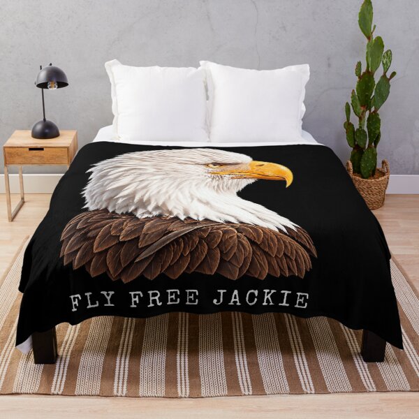 Item preview, Fly Free Jackie Bald Eagle Memorial Tribute designed and sold by DavidThe1.