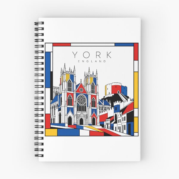 Item preview, York Mondrian style poster 3D designed and sold by CMYKStudio.