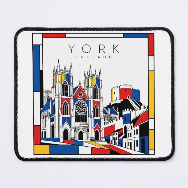 Item preview, York Mondrian style poster 3D designed and sold by CMYKStudio.