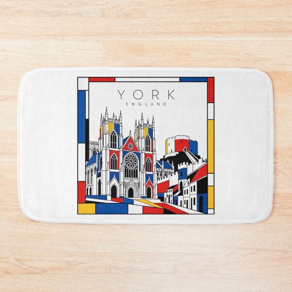 Item preview, York Mondrian style poster 3D designed and sold by CMYKStudio.