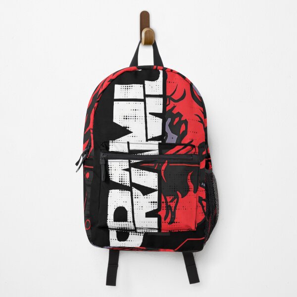 Item preview, Flaming Cyberpunk Mask Silhouette With Vertical designed and sold by anxious_doodles.