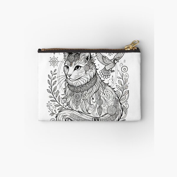 Item preview, Freja – Norse Goddess Cat Mystical Nordic Art designed and sold by ChicClicker.