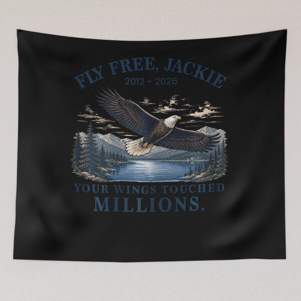 Item preview, Vintage Fly Free Jackie Big Bear Eagle Memorial Tribute 2026 designed and sold by HaytamShop.