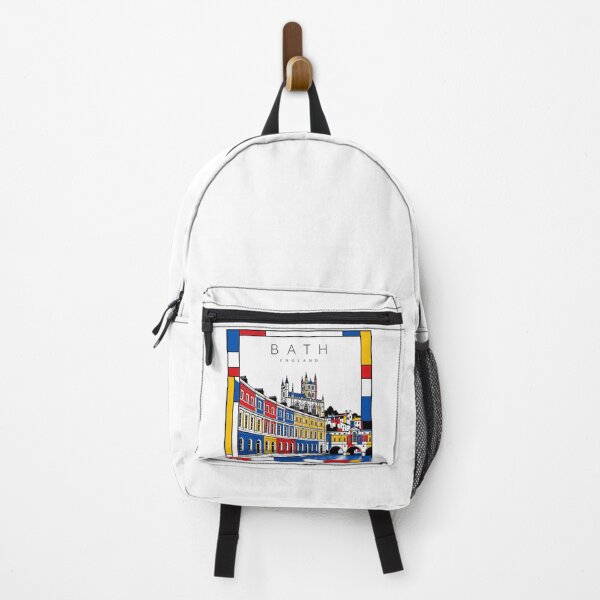Item preview, Bath Mondrian style poster 3D designed and sold by CMYKStudio.