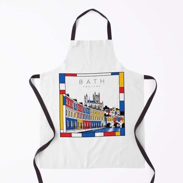 Item preview, Bath Mondrian style poster 3D designed and sold by CMYKStudio.