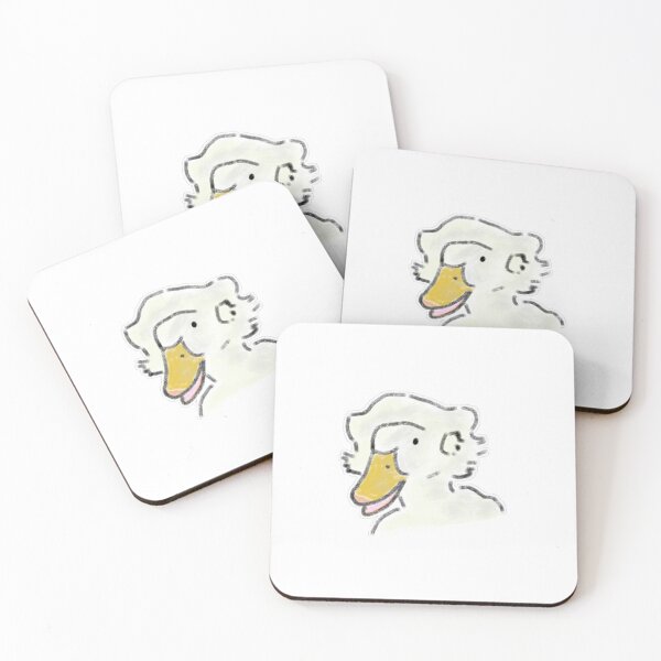 Item preview, White Goose Portrait Yellow Bill Drawing designed and sold by raun.draw.