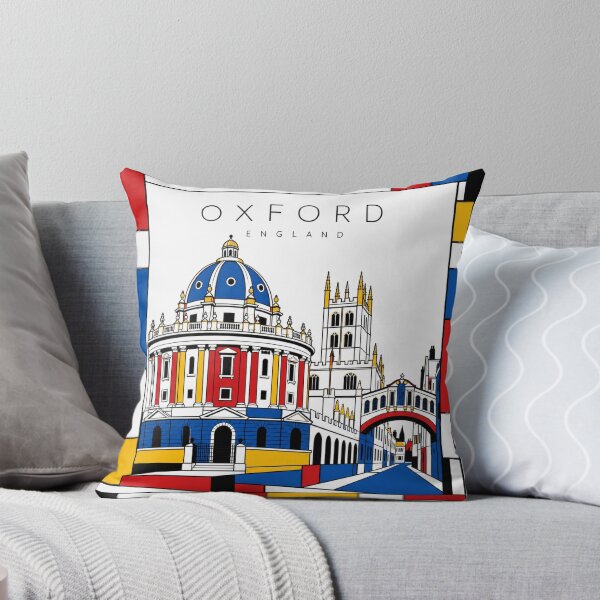 Item preview, Oxford Mondrian style poster 3D designed and sold by CMYKStudio.