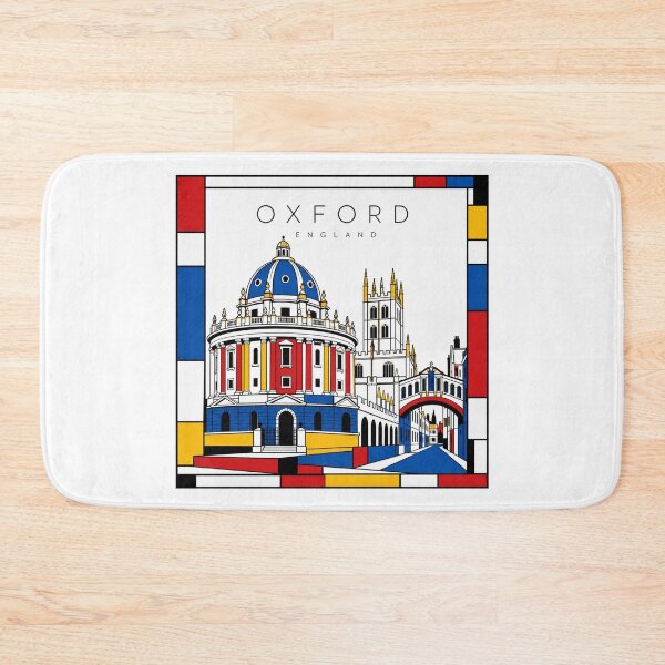 Item preview, Oxford Mondrian style poster 3D designed and sold by CMYKStudio.