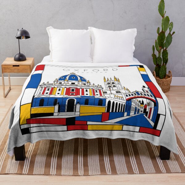 Item preview, Oxford Mondrian style poster 3D designed and sold by CMYKStudio.
