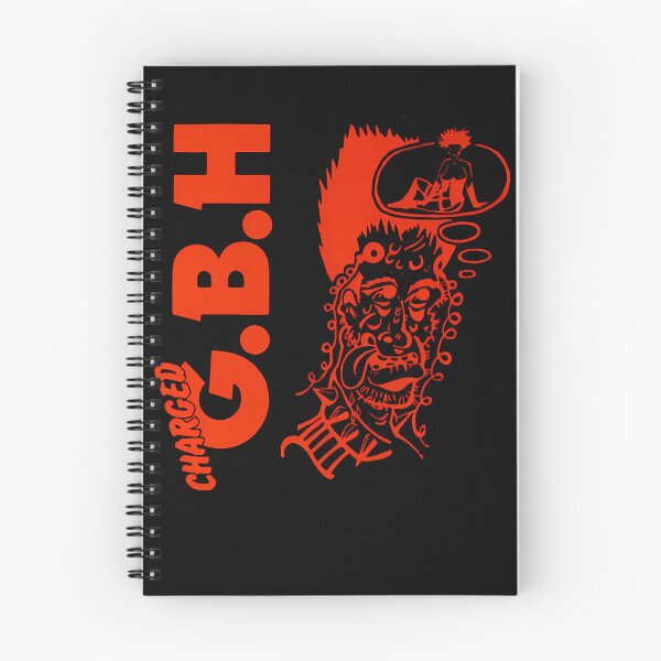 Item preview, Red Punk Character Outline Thinking Of Figure Inside Speech designed and sold by anxious_doodles.