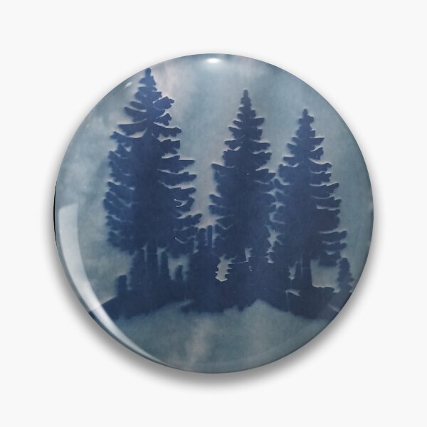 Item preview, The Great Outdoors in Cyanotype  designed and sold by Limitless canvas .