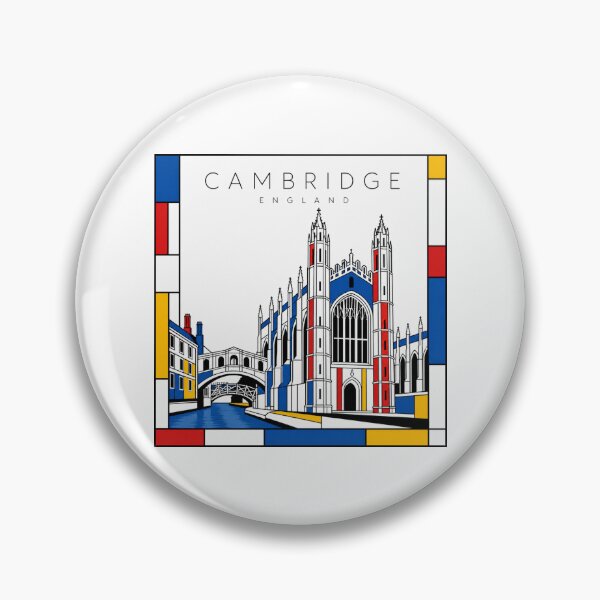 Item preview, Cambridge Mondrian style poster 3D designed and sold by CMYKStudio.