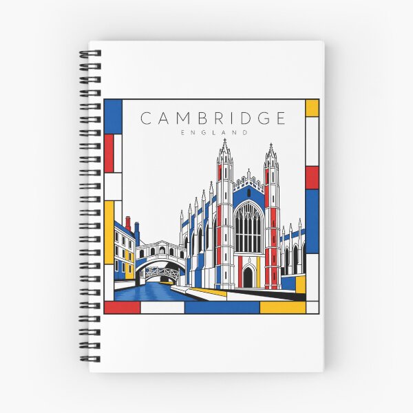 Item preview, Cambridge Mondrian style poster 3D designed and sold by CMYKStudio.